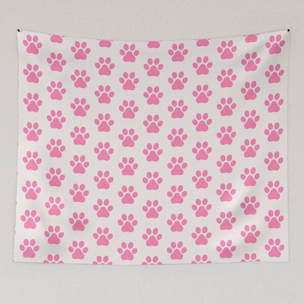 Item preview, Dog Paw Print Pink designed and sold by Jeallan Designs.