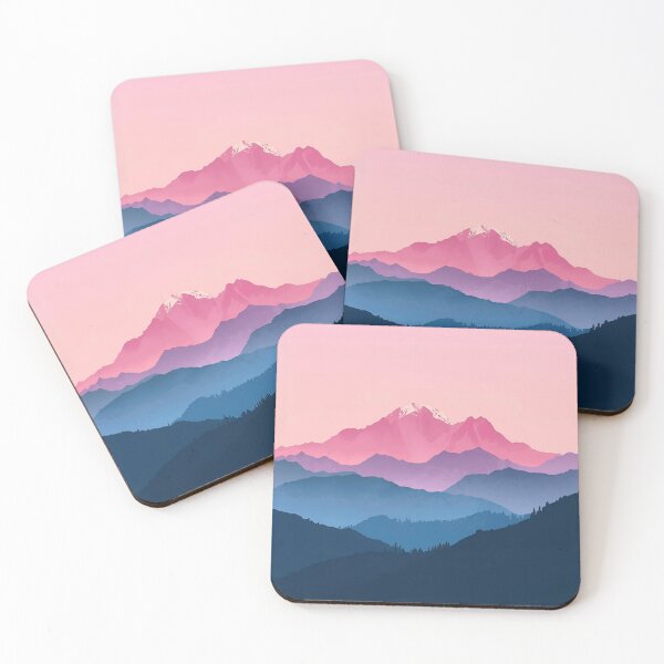 Item preview, Lifestyle Hub: Pastel Abstract Mountainscape designed and sold by M&M Lifestyle Hub.