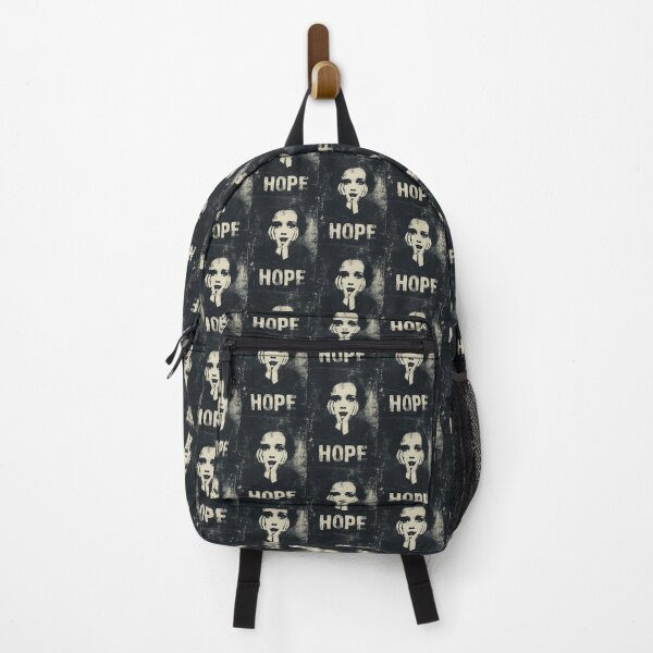 Item preview, Pensive child's face on a grunge style hope poster. designed and sold by Piotrek0001.