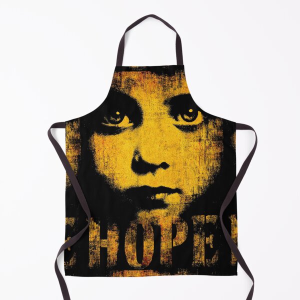 Item preview, A child's intense gaze in an artistic yellow grunge. designed and sold by Piotrek0001.