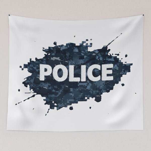 Item preview, POLICE military patch designed and sold by BUCHELI-ART..