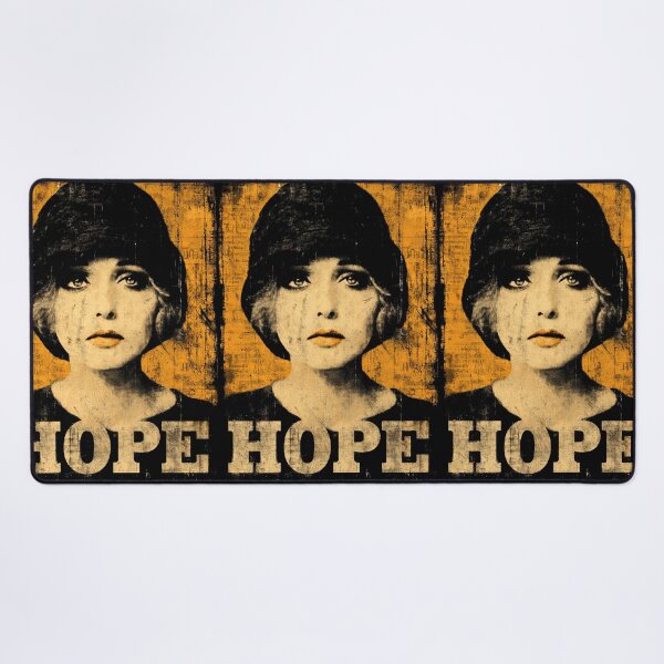 Item preview, A 1920s woman's portrait on a distressed hope poster. designed and sold by Piotrek0001.