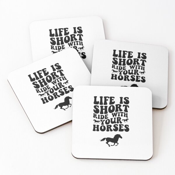 Item preview, Life’s Short, Ride With Your Horse designed and sold by artcultreone.