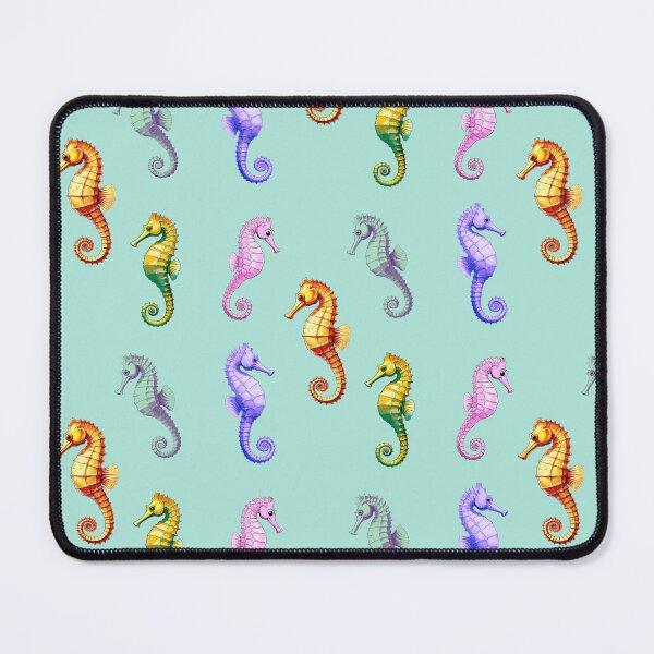 Item preview, Pastel Rainbow Seahorses – Five Adorable Seahorses designed and sold by DariaCraft.