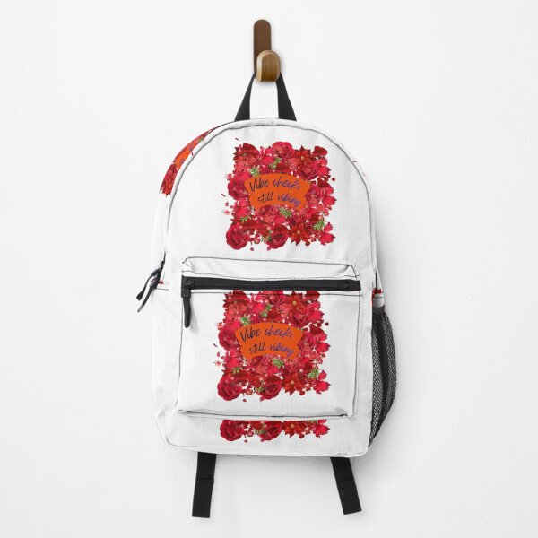 Item preview, Vibe Check: Still Vibing – Aesthetic Minimalist red Quote designed and sold by SloganSauce.