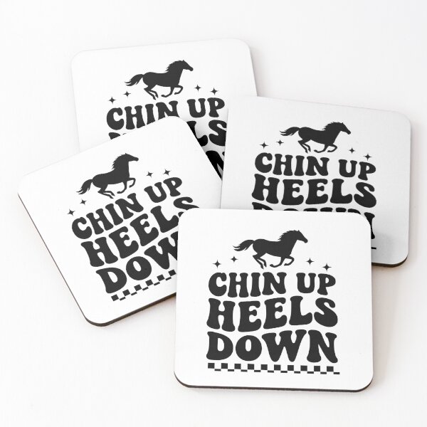 Item preview, Chin Up Heels Down — Horse Lover designed and sold by artcultreone.