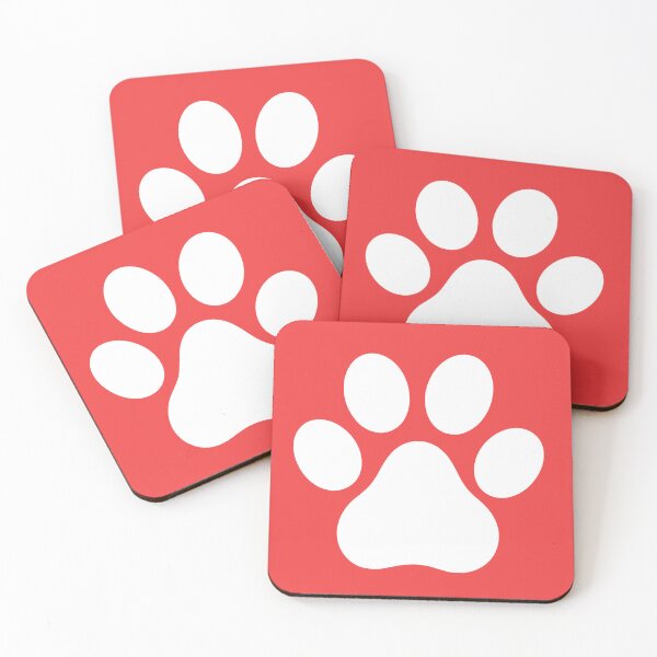 Item preview, Dog Paw Print White designed and sold by Jeallan Designs.