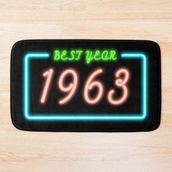 Item preview, BEST YEAR 1963 Neon Retro Design designed and sold by ArchersBoutique.