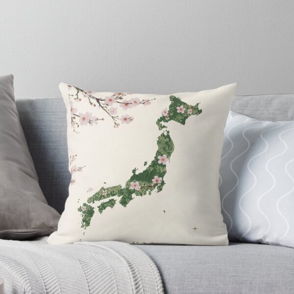 Item preview, Japan in Bloom | Sakura Map Art designed and sold by AM-little-shop.