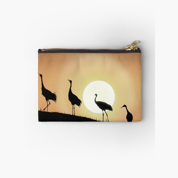 Item preview, Chinese Cranes Silhouette designed and sold by AmbientArtCo.