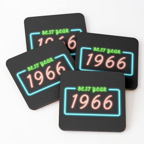 Item preview, BEST YEAR 1966 Neon Retro Design designed and sold by ArchersBoutique.