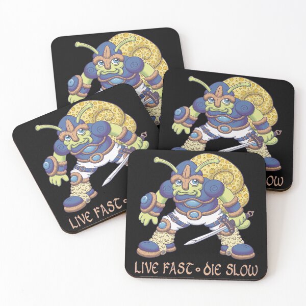 Item preview, snail knight live fast die slow  designed and sold by red-vandal-art.
