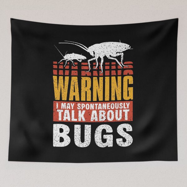 Item preview, Warning I May Spontaneously Talk About Bugs – Funny Entomology Insect Lover Design designed and sold by Dmetalx Art Apparel.