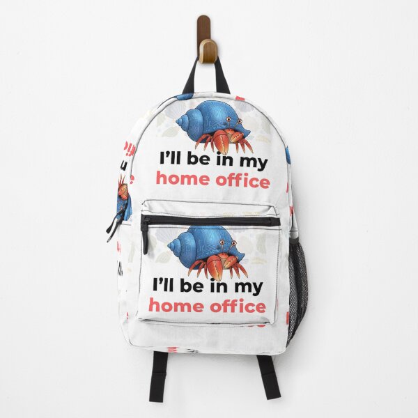 Item preview, Hermit Crab Home Office - Funny Work From Home Art designed and sold by HumTumMe.