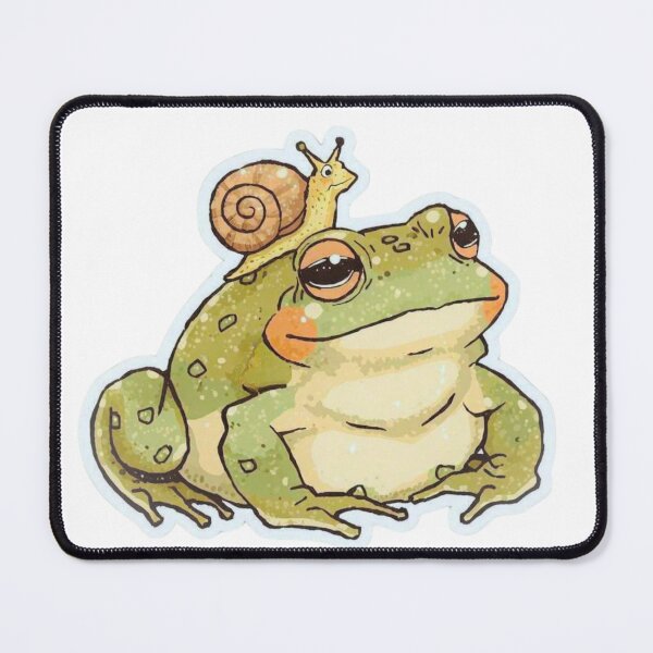 Item preview, Cute Frog and Snail Friends designed and sold by HoneyBreezeCo.