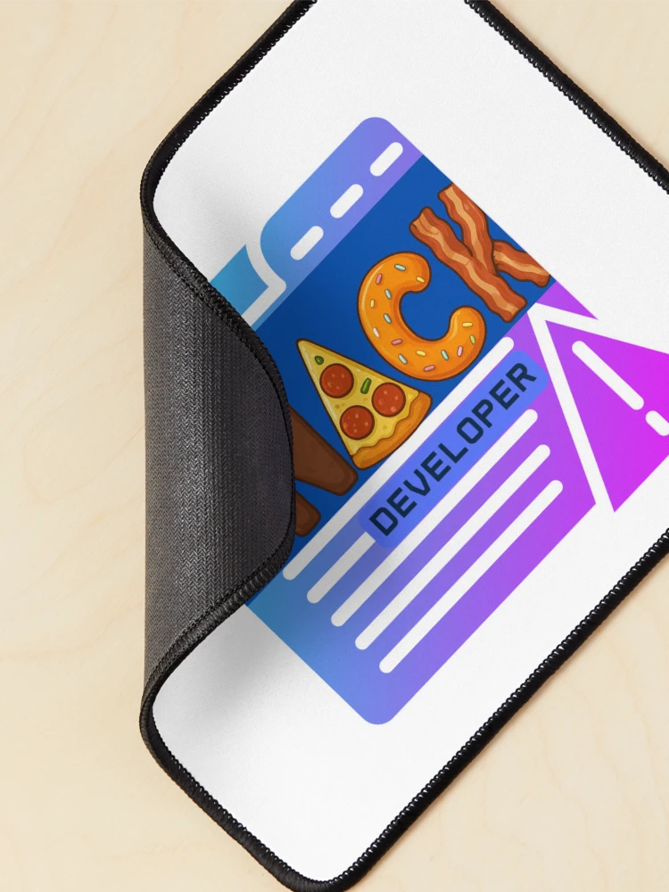 Thumbnail 2 of 5, Mouse Pad, Full Stack Developer designed and sold by KingOfCaffeine.