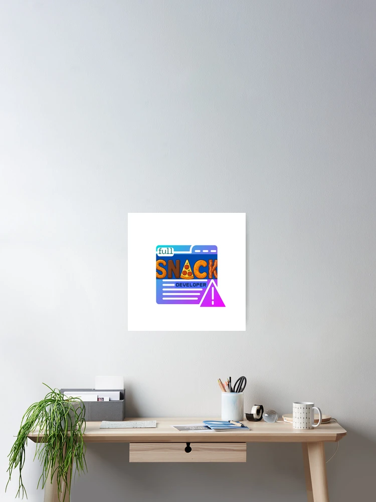 Thumbnail 2 of 3, Poster, Full Stack Developer designed and sold by KingOfCaffeine.