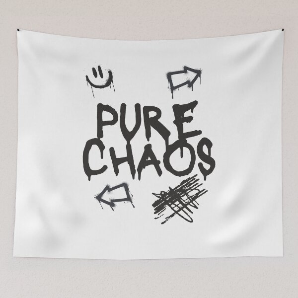 Item preview, Pure Chaos – Funny Relatable Quote Design designed and sold by CielaNoir.