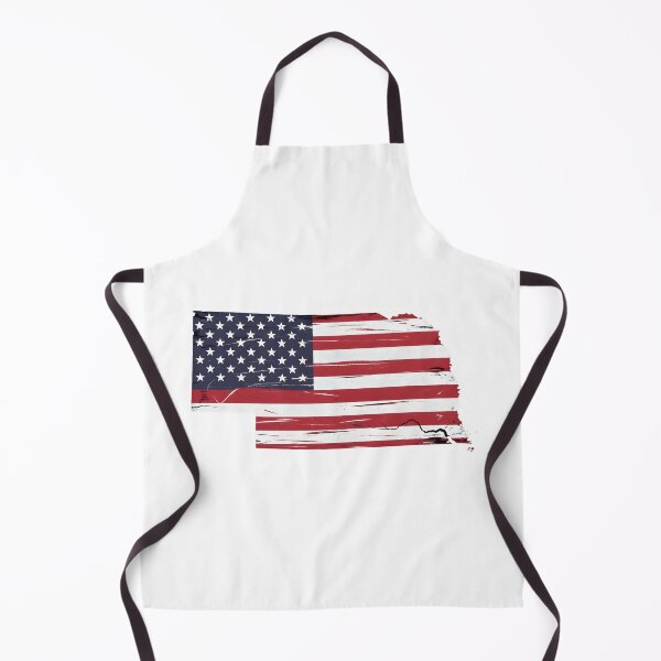 Item preview, Nebraska Stars & Stripes State Silhouette – Distressed Americana designed and sold by Paper Drip.