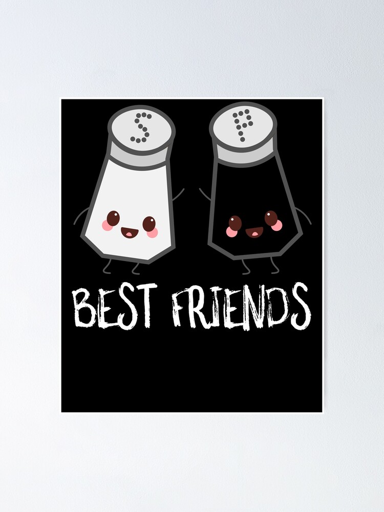 Salt And Pepper Best Friends Sticker for Sale by SusurrationStud