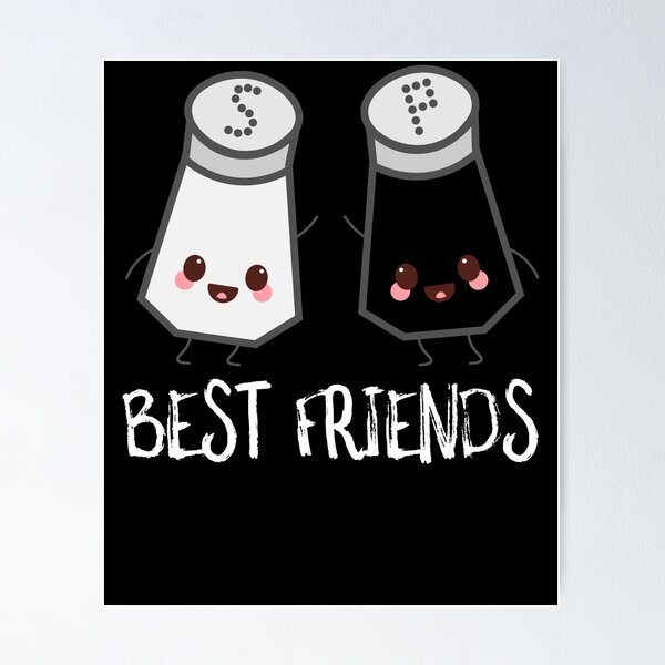 Salt And Pepper Best Friends Greeting Card for Sale by SusurrationStud