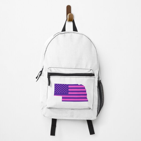 Item preview, Nebraska Pop Pink State Flag – Modern Fun Colors designed and sold by Paper Drip.