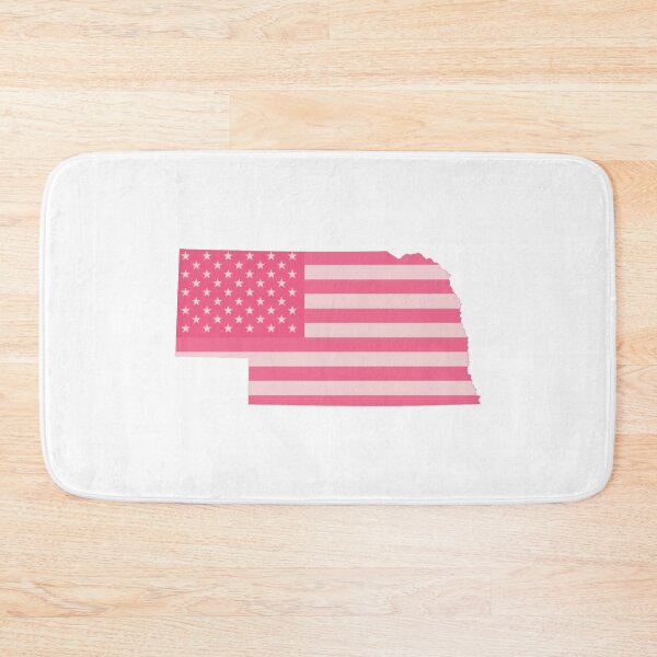 Item preview, Nebraska State Pop Pink Stars & Stripes – Trendy Pink designed and sold by Paper Drip.