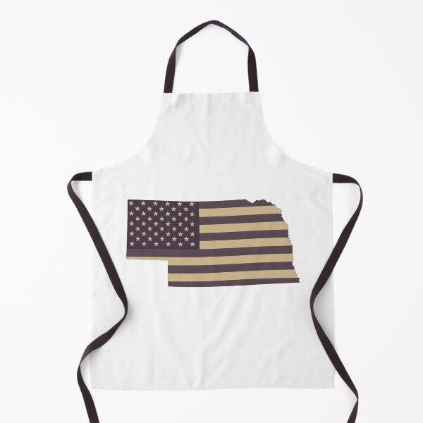 Item preview, Nebraska State Vintage Stars & Stripes – Brown and Gold designed and sold by Paper Drip.