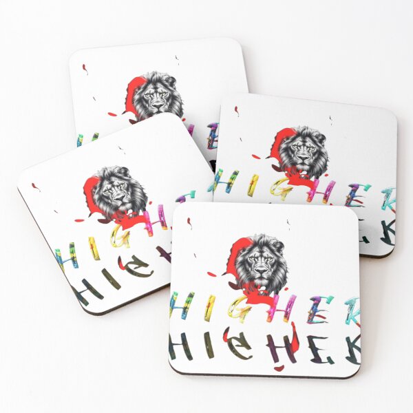 Item preview, Minimalist Lion Sketch - Ambition & Growth "Higher" designed and sold by Dragon's Ascent.