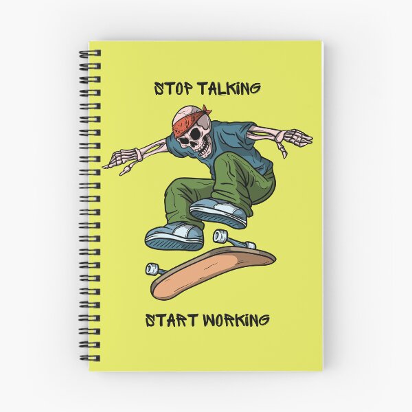 Item preview, stop talking start working designed and sold by KindlingArt.