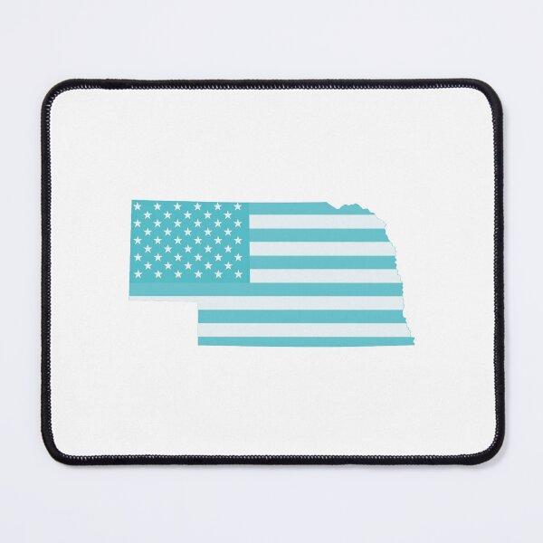 Item preview, Nebraska Stars & Stripes State Silhouette – Classic Americana designed and sold by Paper Drip.