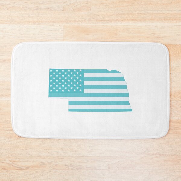 Item preview, Nebraska Stars & Stripes State Silhouette – Classic Americana designed and sold by Paper Drip.
