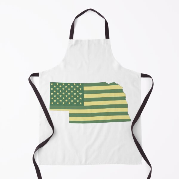 Item preview, Nebraska Vintage State Flag – Green & Gold Americana designed and sold by Paper Drip.