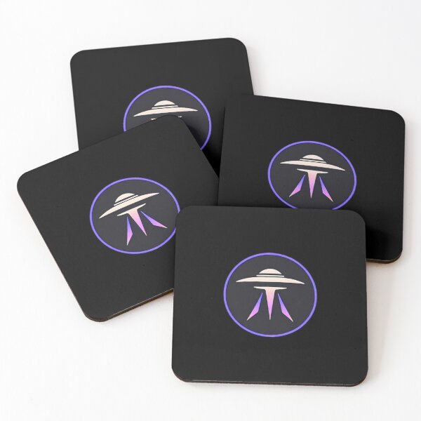 Item preview, Modern Beam 2.0 Neon UFO Emblem Circle designed and sold by ShopTyrusKanero.