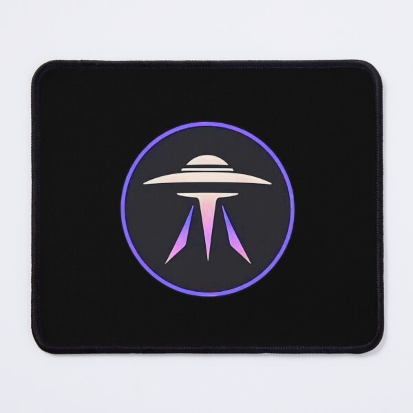 Item preview, Modern Beam 2.0 Neon UFO Emblem Circle designed and sold by ShopTyrusKanero.