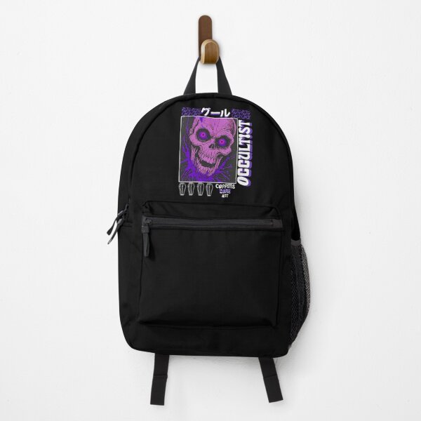 Item preview, Occultist Purple Skull - Melting Goth Vaporwave designed and sold by CoffinsArt.