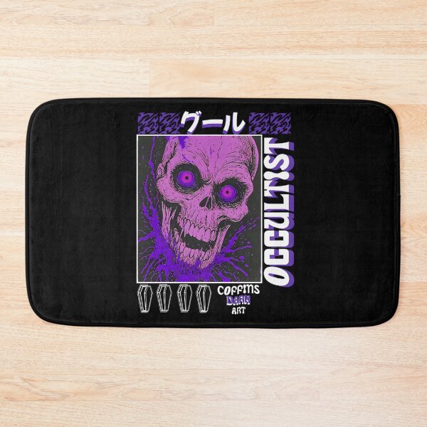 Item preview, Occultist Purple Skull - Melting Goth Vaporwave designed and sold by CoffinsArt.