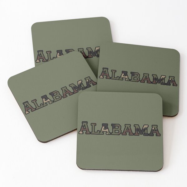 Item preview, Alabama Camo Typography – Rugged Outdoor Military Style Design designed and sold by Long Family Gifts.
