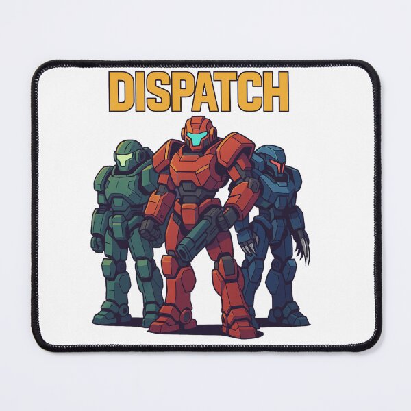 Item preview, Dispatch Mech Squad 2025 – Retro Futuristic Armor Team Illustration designed and sold by LunarBones.
