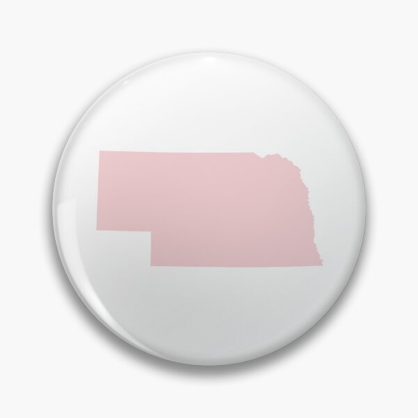 Item preview, Nebraska Map Silhouette – Minimal Pink designed and sold by Paper Drip.