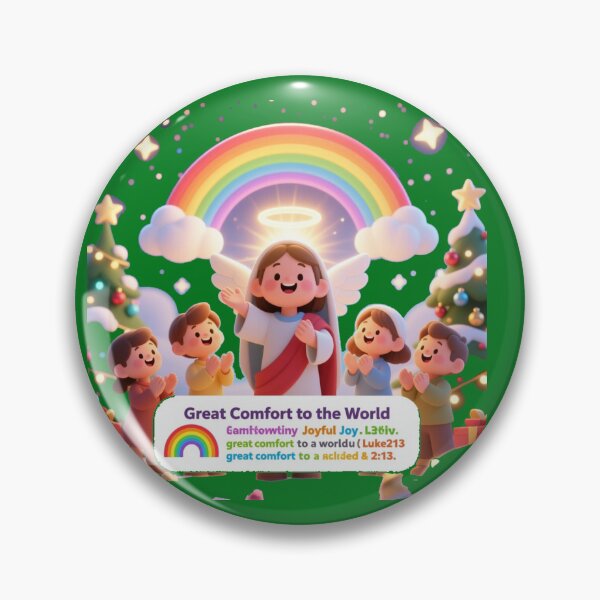 Item preview, Great Comfort to the World – 3D Joyful Praise Label , designed and sold by PaintMeWorld.