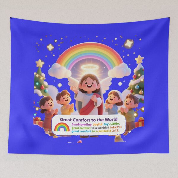 Item preview, Great Comfort to the World – 3D Joyful Praise Label , designed and sold by PaintMeWorld.