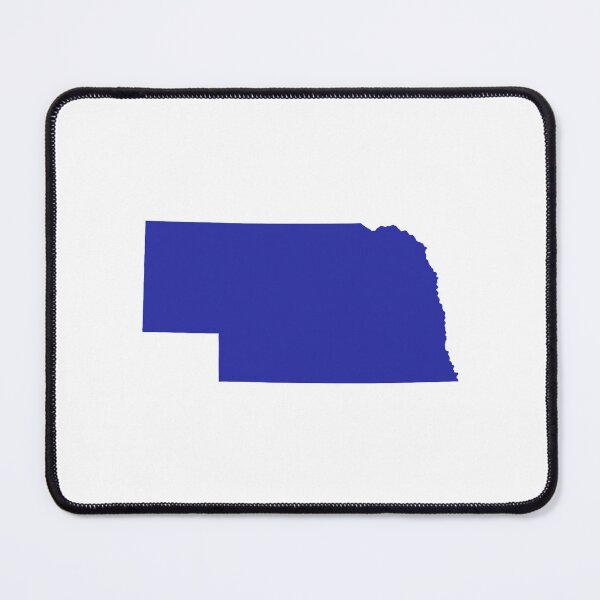 Item preview, Nebraska Map Silhouette – Minimal Black and White designed and sold by Paper Drip.