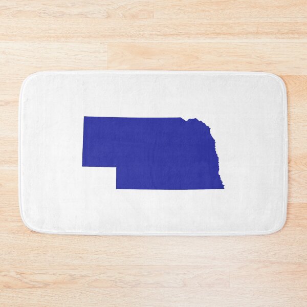 Item preview, Nebraska Map Silhouette – Minimal Black and White designed and sold by Paper Drip.