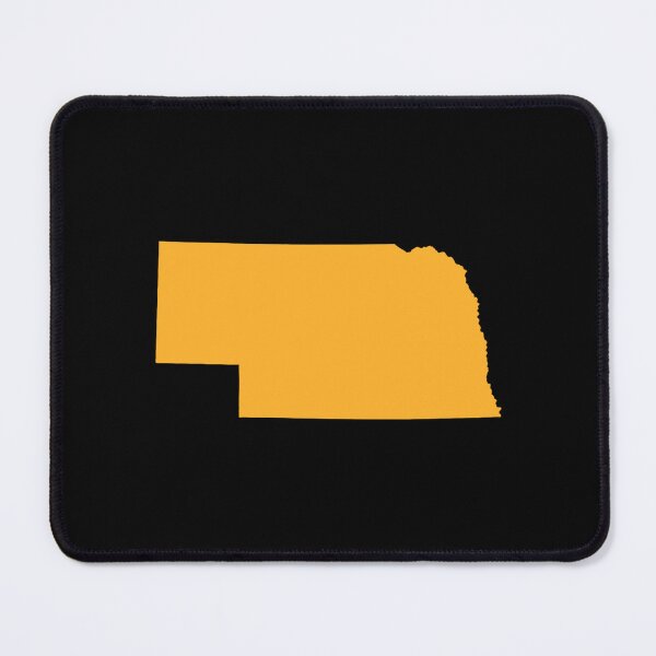 Item preview, Nebraska Map Silhouette – Minimal Yellow designed and sold by Paper Drip.