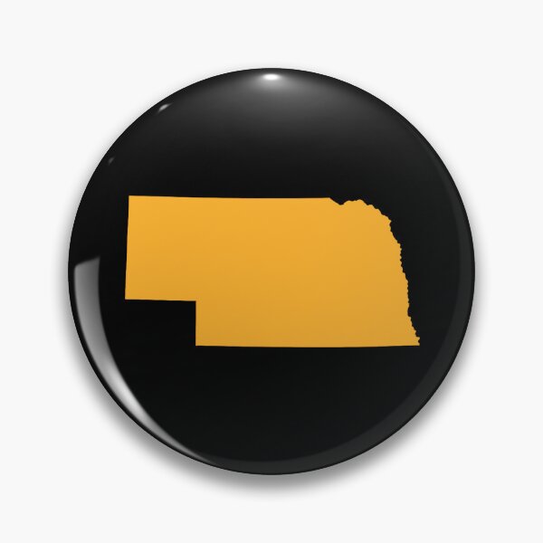 Item preview, Nebraska Map Silhouette – Minimal Yellow designed and sold by Paper Drip.