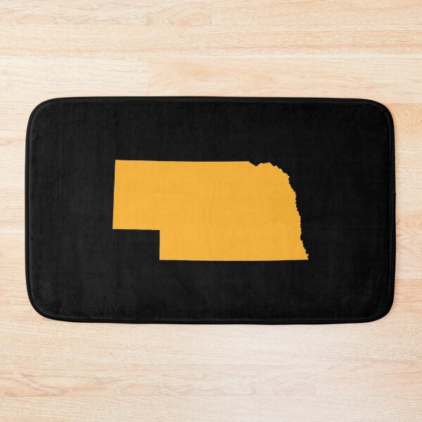 Item preview, Nebraska Map Silhouette – Minimal Yellow designed and sold by Paper Drip.