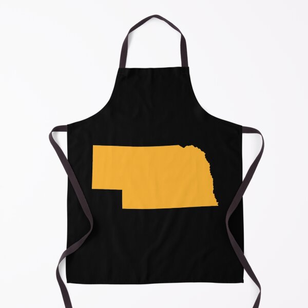 Item preview, Nebraska Map Silhouette – Minimal Yellow designed and sold by Paper Drip.