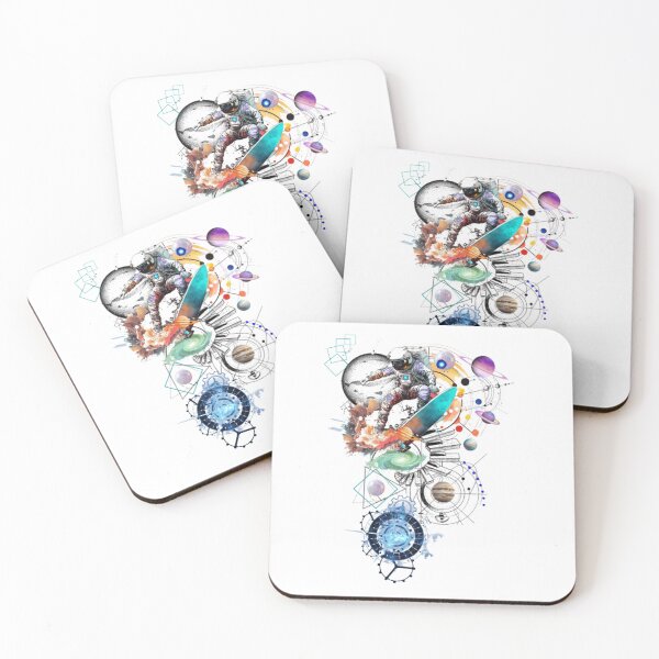 Item preview, Astronaut Surfing In Galaxy designed and sold by Rosa1977.