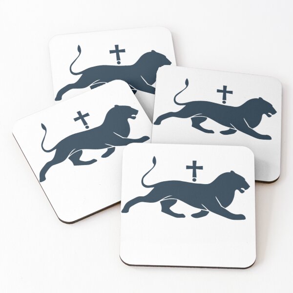 Item preview, Prowler Christian Lion - in Dark Blue designed and sold by Holy Coast Threads (Formerly ChristianFlower).